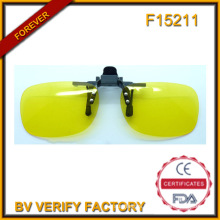 F15211 Polarised Lens Clip on Glasses Flip up Glass